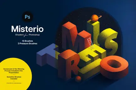 Misterio Shader Photoshop Brushes