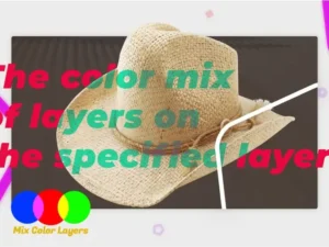 cover image mix color layers
