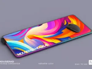 cover image mousepad mockup