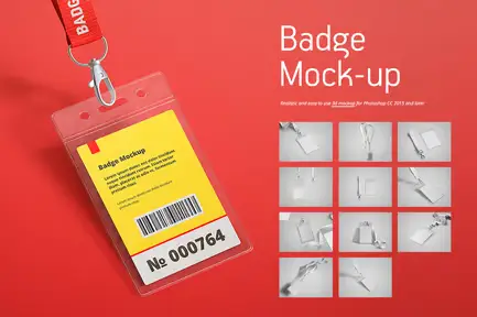 Name Tag / Badge Mock-up