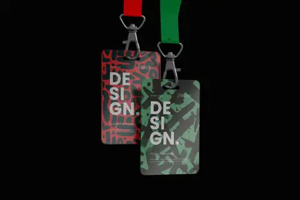 Name Tag Design Mockup