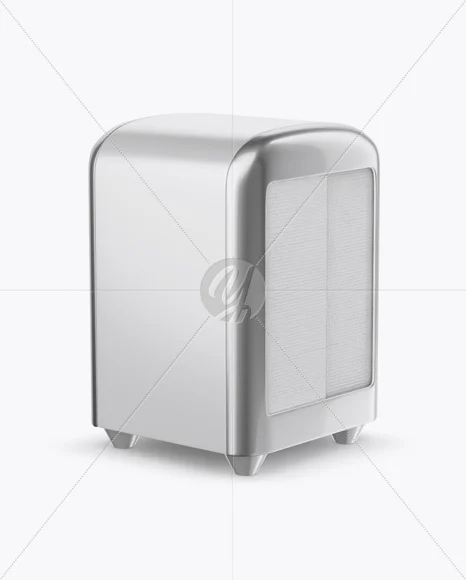 Napkin Dispenser Mockup - Half Side View