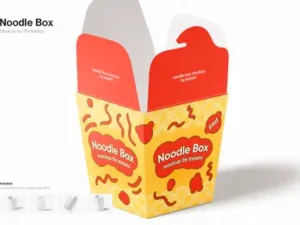 cover image noodle box mockup
