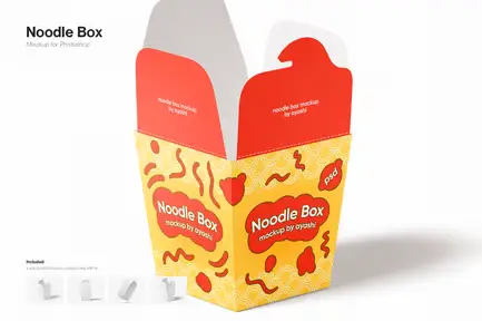 Noodle Box Mockup 1 cover image noodle box mockup