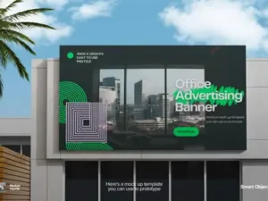cover image office advertising mockup