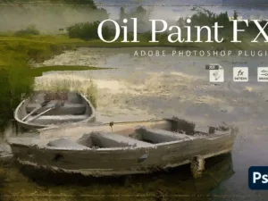 cover image oil paint fx photoshop action plugin