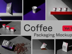 cover image origin coffee packaging mockups vol 1