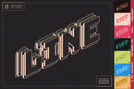 Outline Text Effects