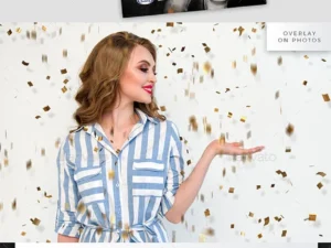cover image png confetti overlays