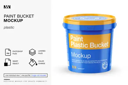 Paint Bucket Mockup