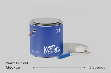 Paint Bucket Mockup
