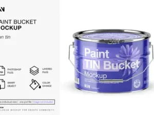 cover image paint bucket mockup