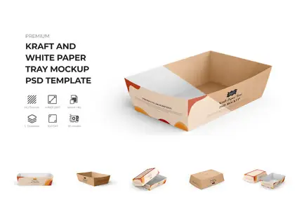 Paper Tray Mockup