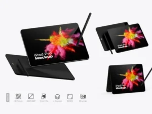 cover image perspective ipad pro screen mockup