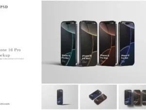 cover image phone 16 pro mockup