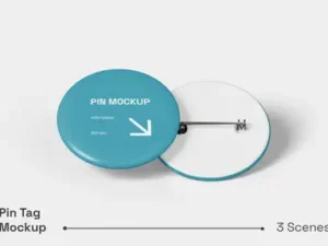 cover image pin tag mockup