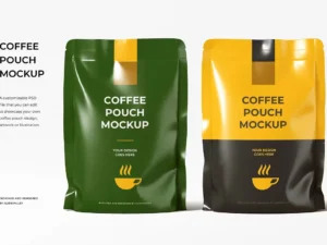 cover image plastic pouch mockup
