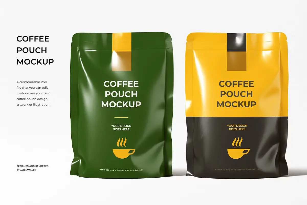 Plastic Pouch Mockup