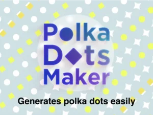 cover image polka dots maker