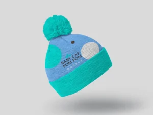 cover image pom pom cap mockups