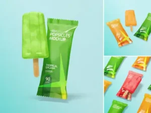 cover image popsicle mockup
