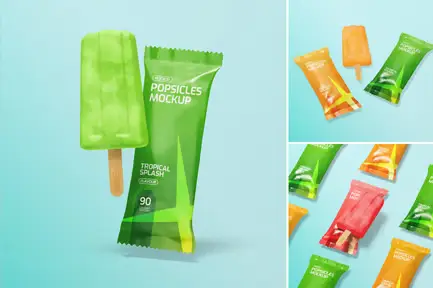 Popsicle Mockup