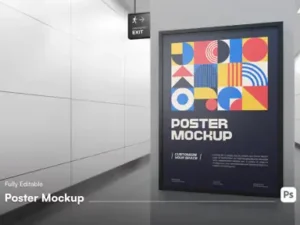 cover image poster mockup