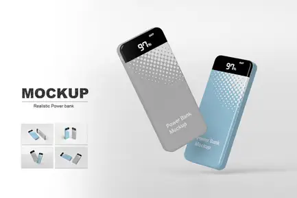 Adobe Photoshop Templates Bundle - 2 Items 3 cover image power bank mockup