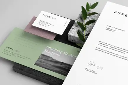 Pure Branding Mockup Vol. 1