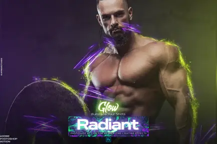 Radiant Glow Photoshop Action