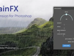 cover image rainfx photoshop extension