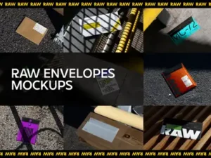cover image raw envelopes mockups