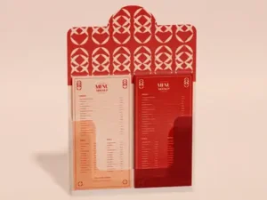 cover image restaurant menu mockup