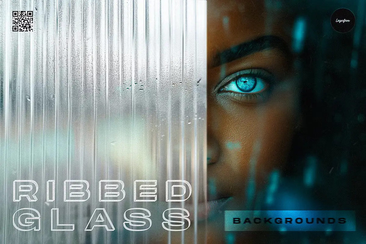 Adobe Photoshop Photo Overlay Bundle - 52 Overlays 3 cover image ribbed glass overlay backgrounds