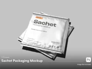 cover image sachet mockup