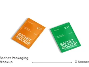 cover image sachet packaging mockup