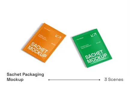 Sachet Packaging Mockup