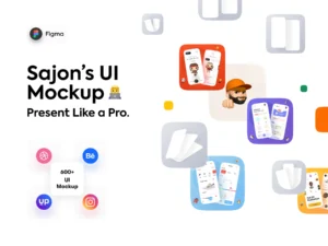 cover image sajon ui mockup kit