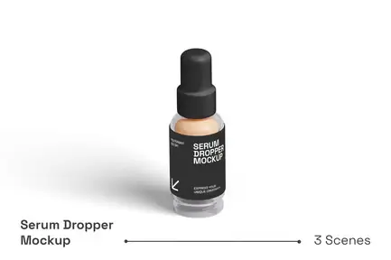 Serum Dropper Mockup