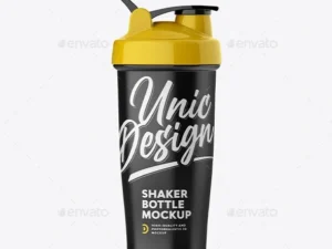 cover image shaker bottle mockup
