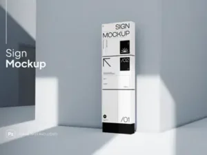 cover image sign mockup