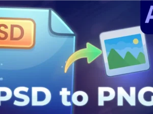 cover image smart psd to png