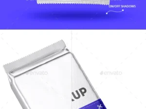 cover image snack bar package mockup set 2