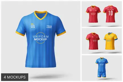 Soccer Kit Mockup Set