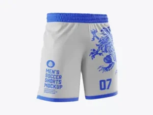 cover image soccer shorts mockup
