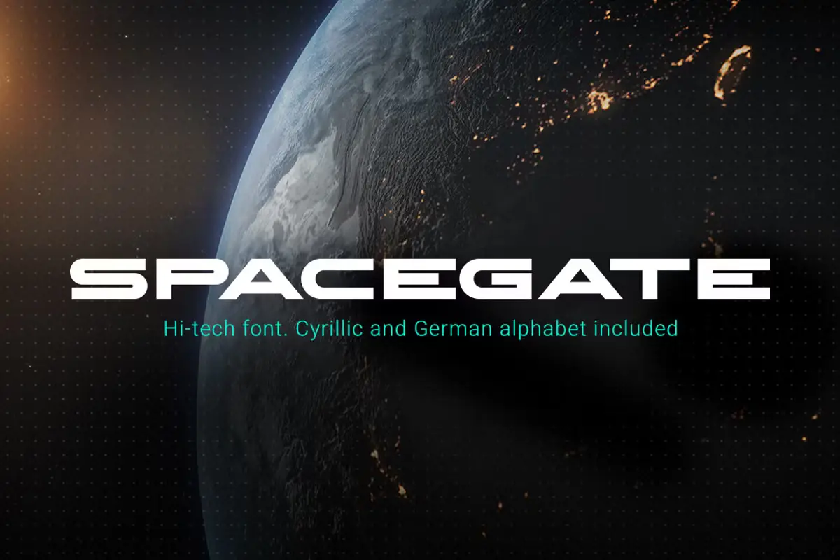 Spacegate Font