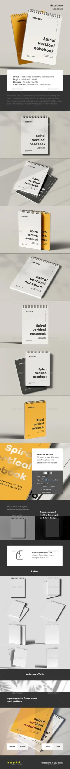Spiral Notebook Mock-up 2