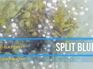 cover image split blur