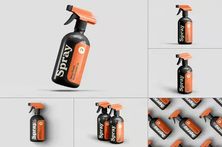 Spray Bottle Mock-up
