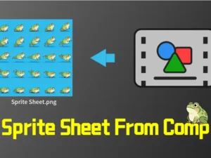cover image sprite sheet from comp